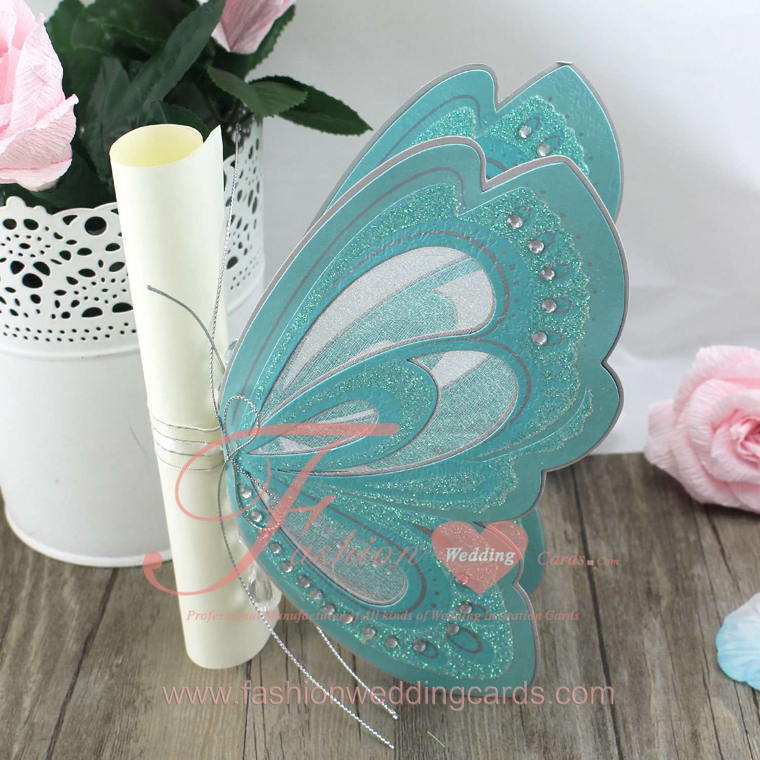 Rehearsal Dinner Invitations in Blue